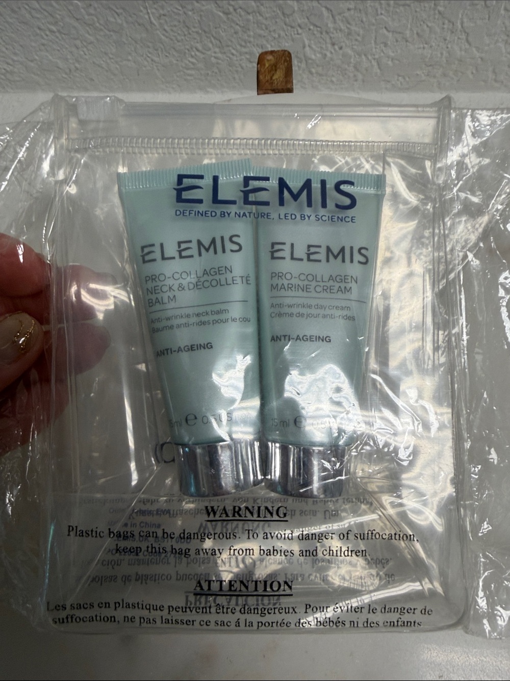 NEW ELEMIS Light Aqua Pro-Collagen Mini Duo - Cream & Neck Balm